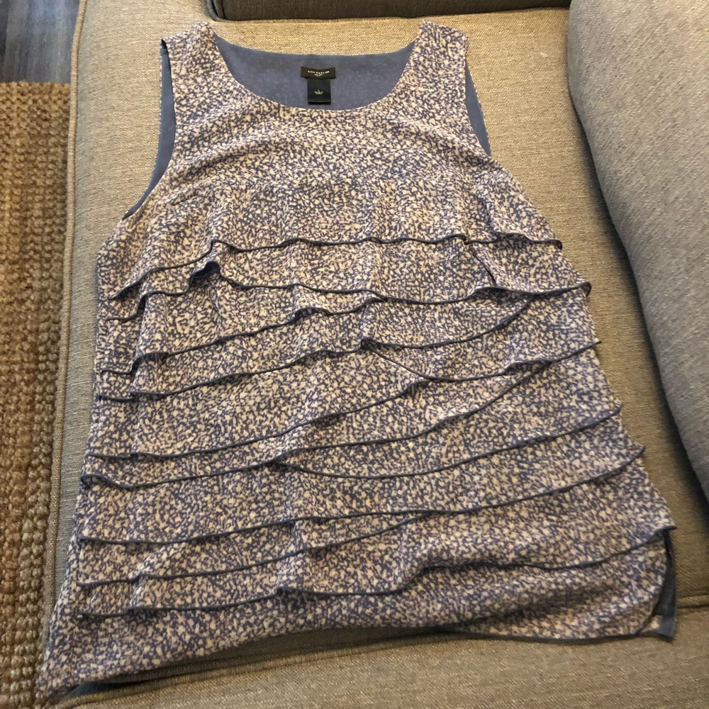 Ann Taylor blue blouse